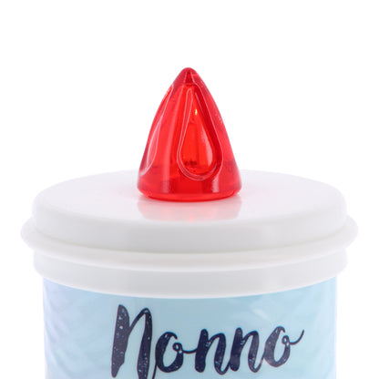 Lumino elettronico "Nonno", durata 120 giorni. Altezza 13 cm