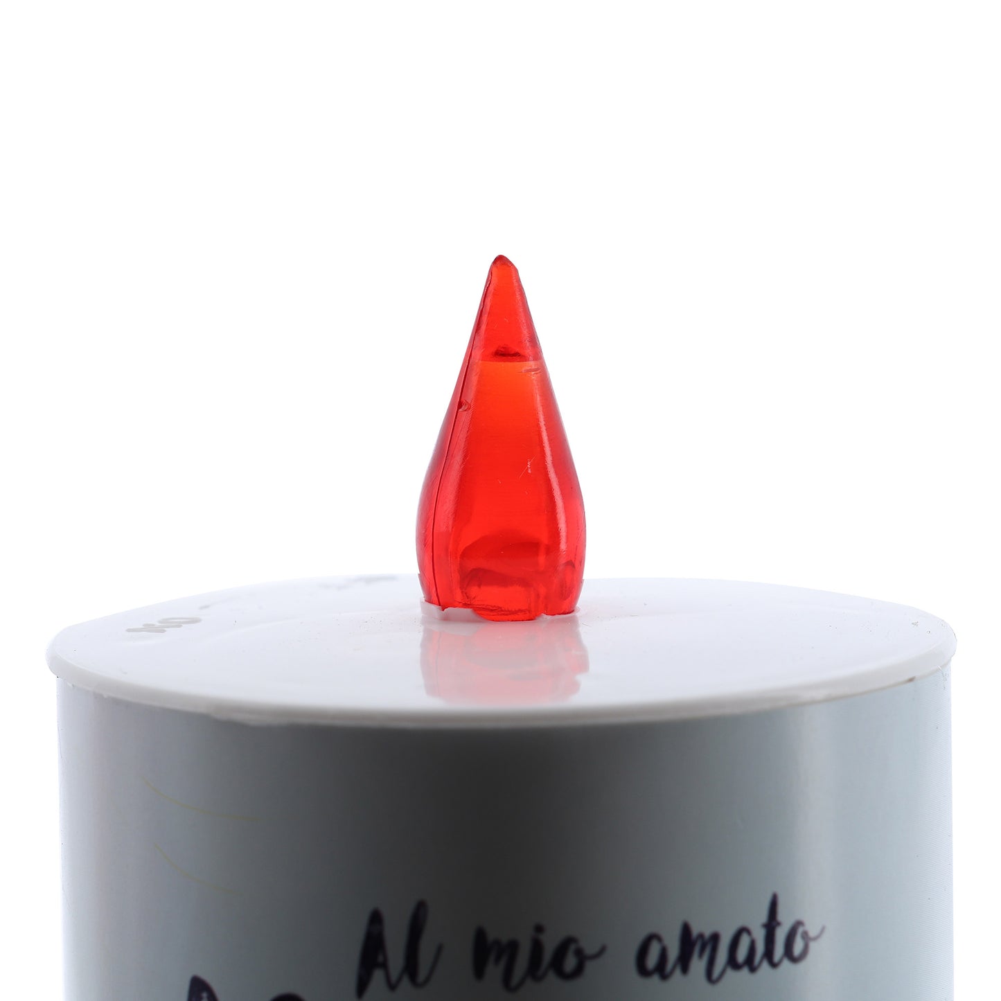 Lumino elettronico "Papà", durata 150 giorni. Altezza 17,5 cm