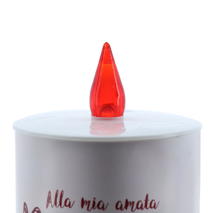 Lumino elettronico "Nonna", durata 150 giorni. Altezza 17,5 cm