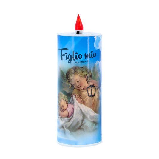 Lumino elettronico "Figlio", durata 150 giorni. Altezza 17,5 cm