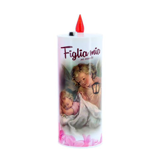 Lumino elettronico "Figlia", durata 150 giorni. Altezza 17,5 cm