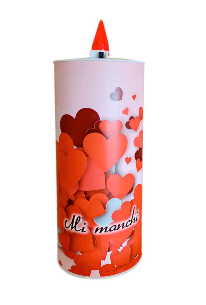 Lumino elettronico, durata 150 giorni. Altezza 17,5 cm