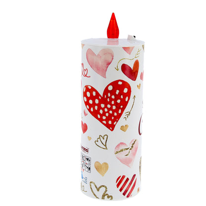 Lumino elettronico "Sarai sempre nel mio cuore", durata 150 giorni. Altezza 17,5 cm