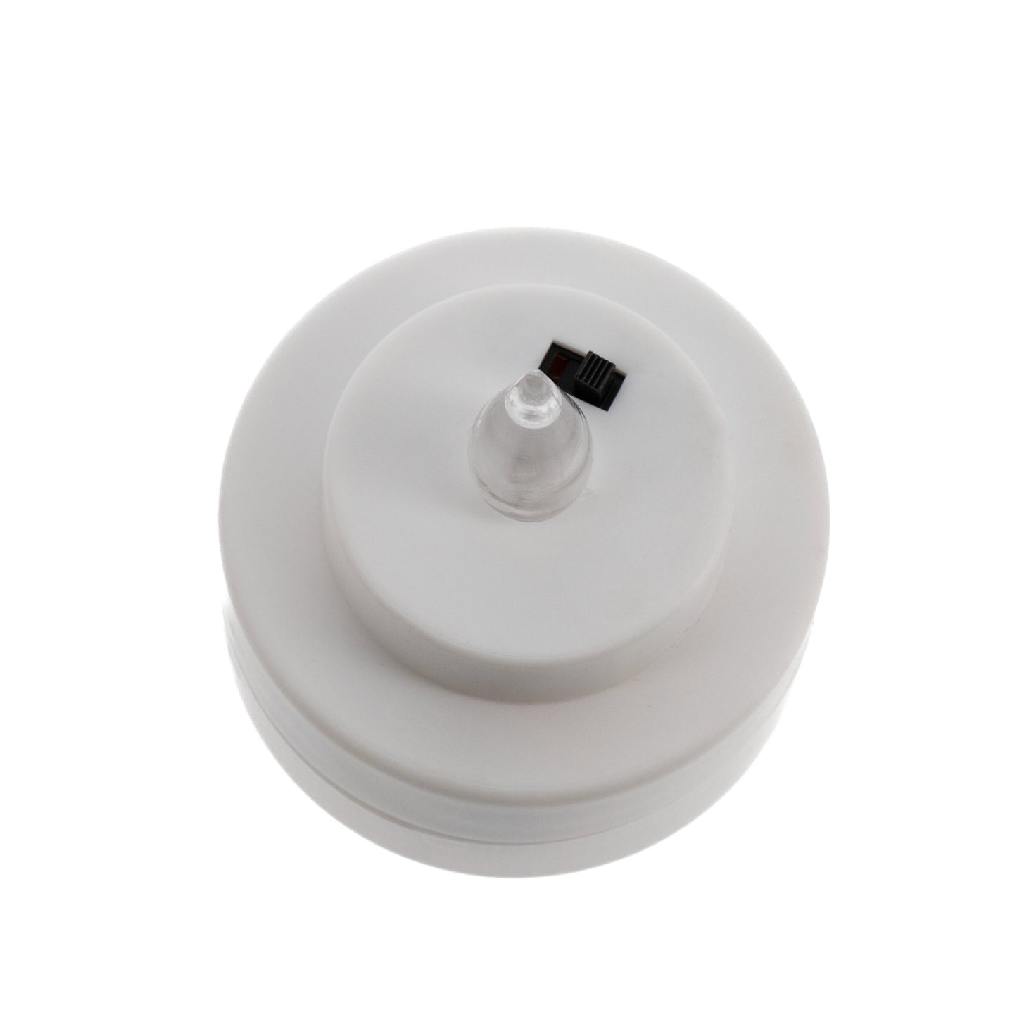 Lumino elettronico Tealight, durata 150 giorni. Altezza 6,5 cm