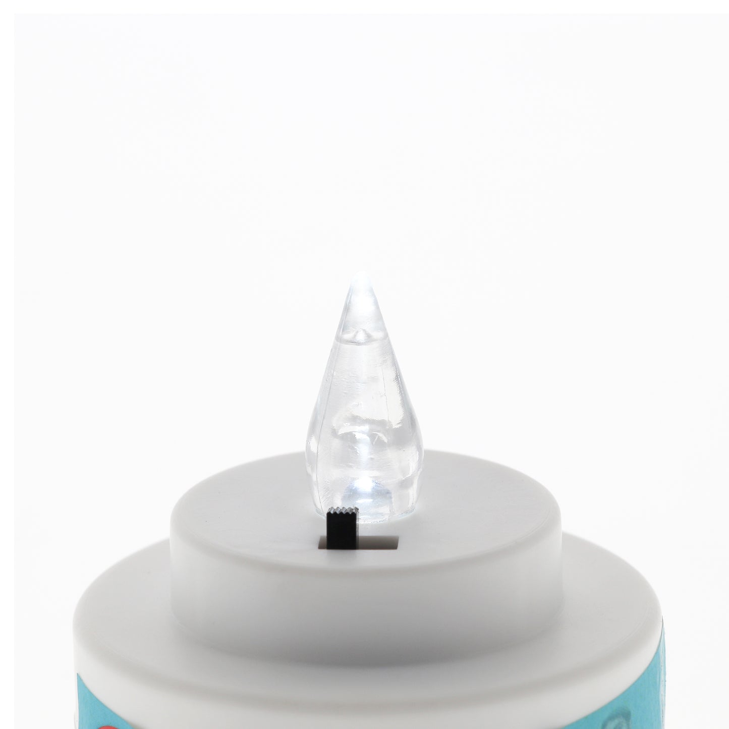 Lumino elettronico Tealight, durata 150 giorni. Altezza 6,5 cm