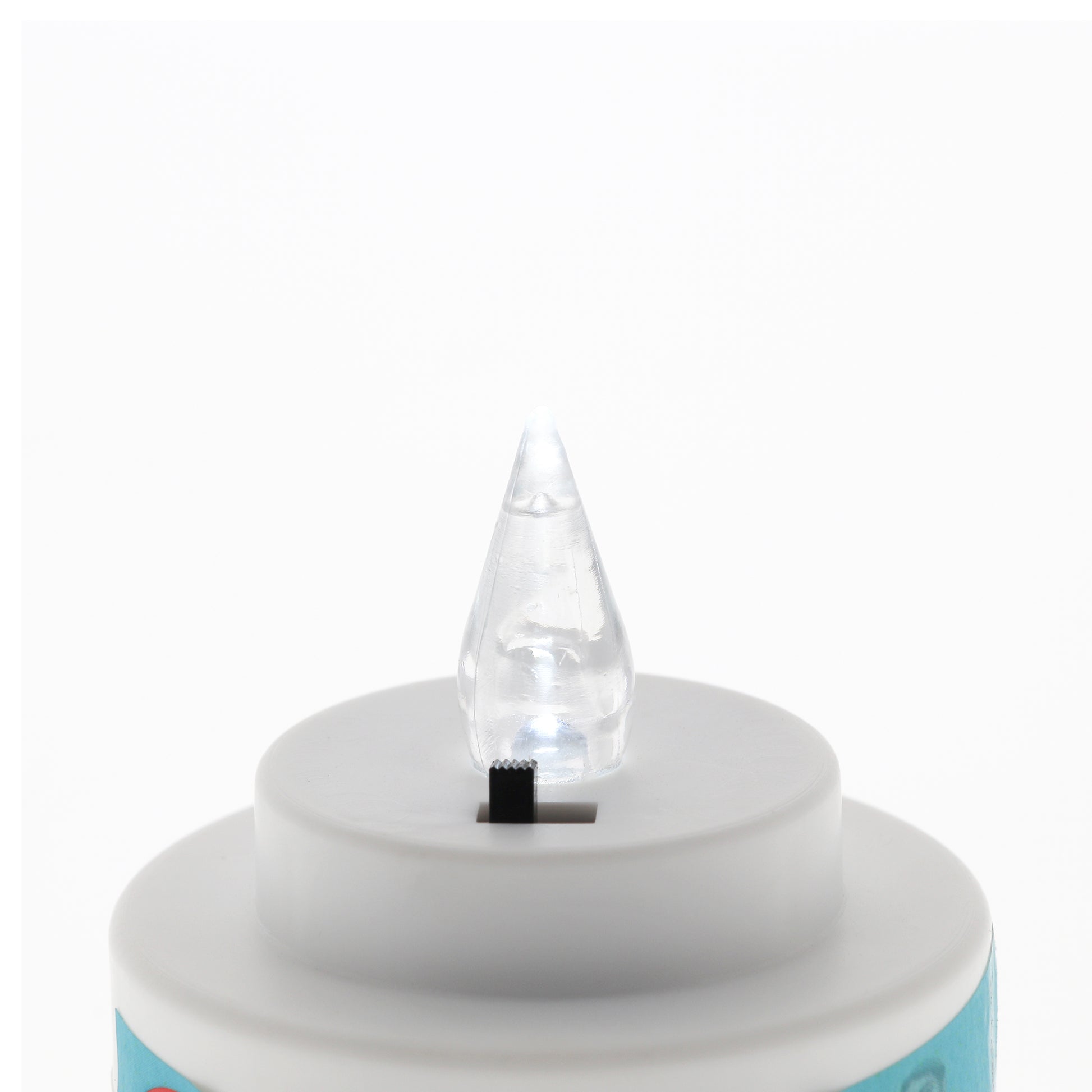Lumino elettronico Tealight, durata 150 giorni. Altezza 6,5 cm