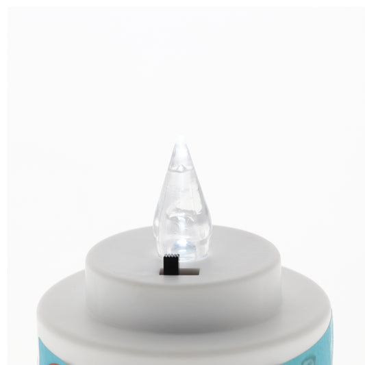 Lumino elettronico Tealight, durata 150 giorni. Altezza 6,5 cm