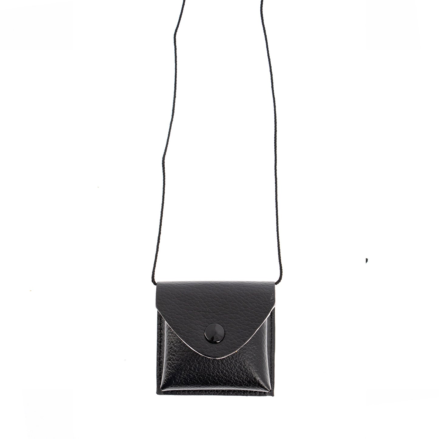 Portateca con doppia tasca completo. Dimensioni 8x8x5 cm