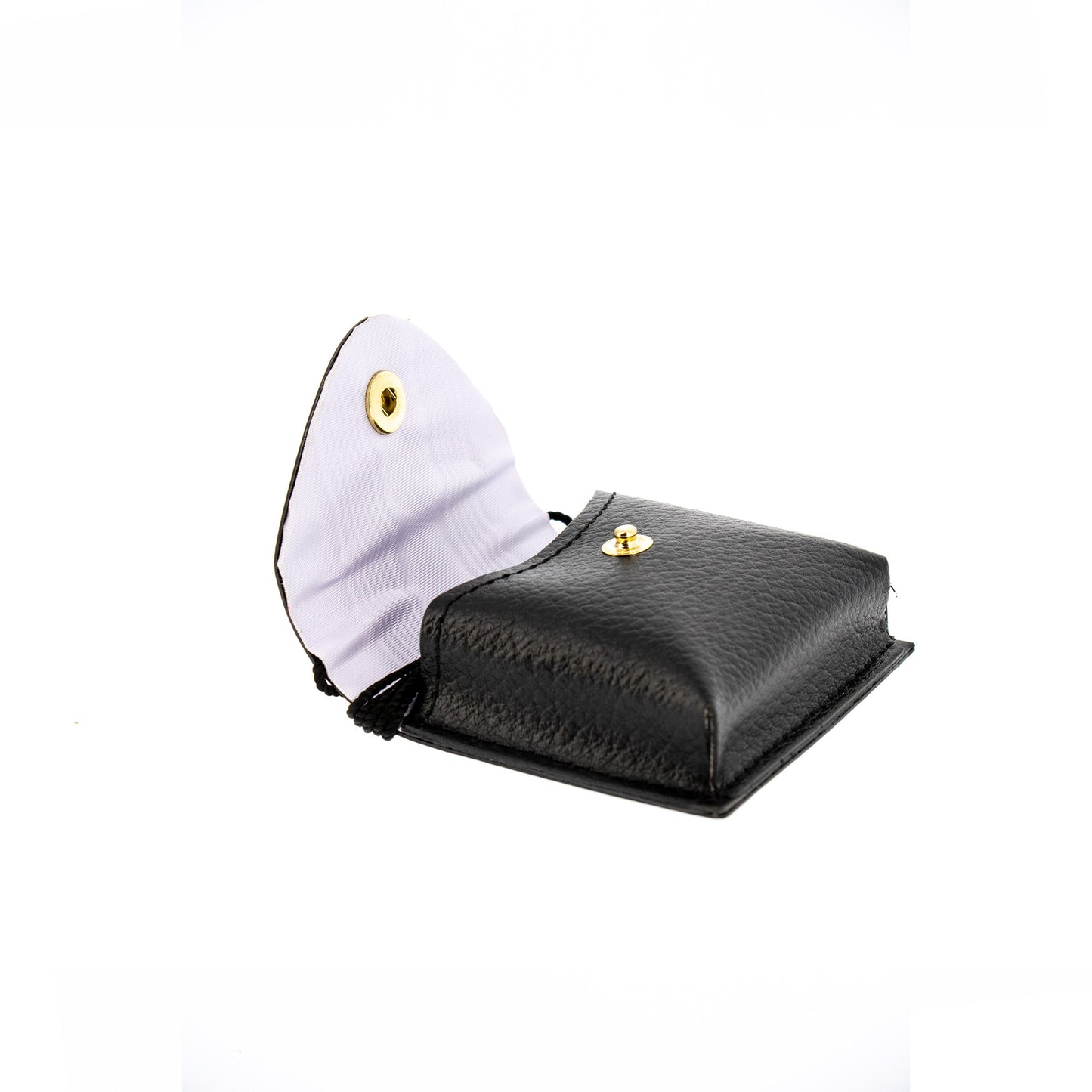Portateca con doppia tasca completo. Dimensioni 8x8x5 cm