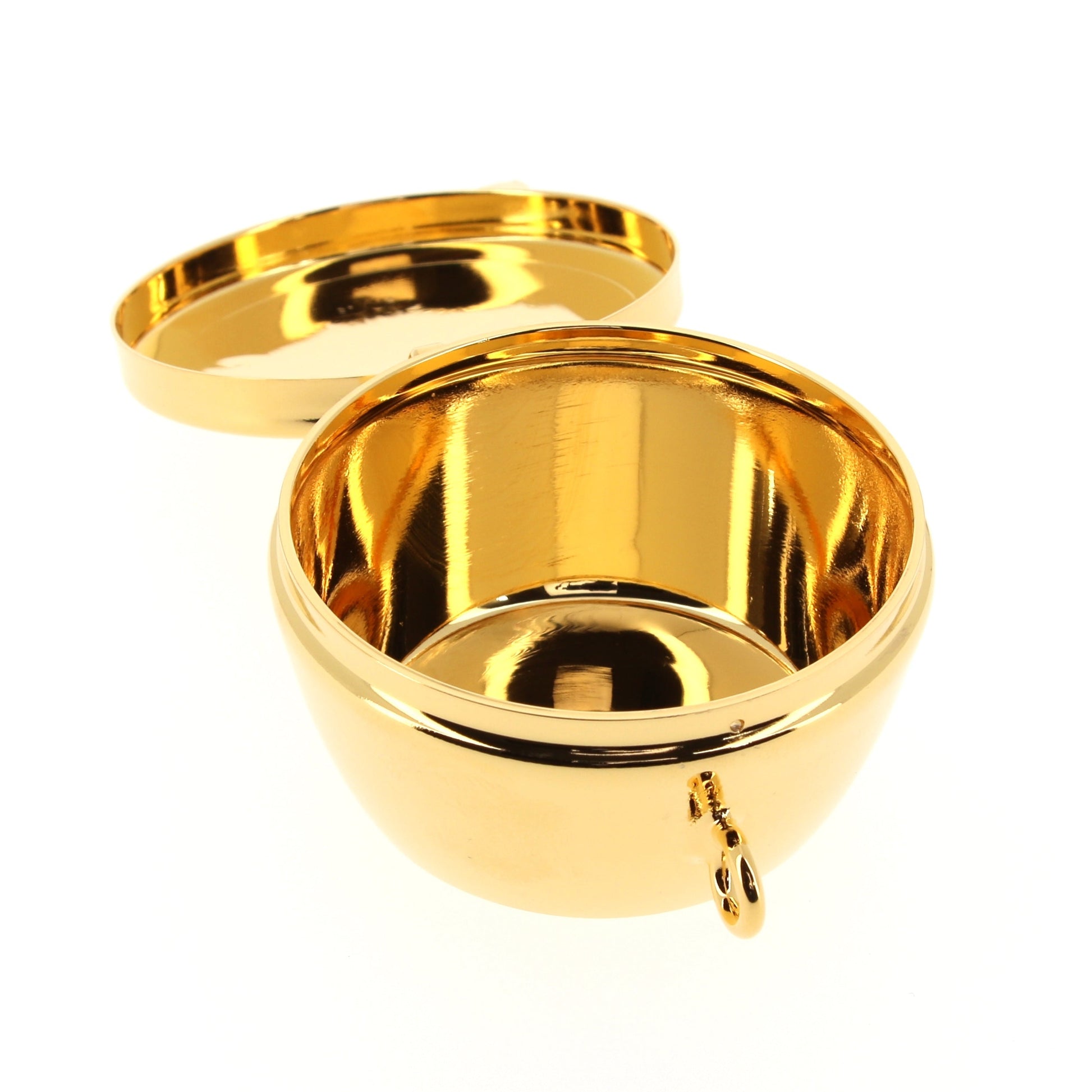 Teca classica con incisione IHS. Dimensioni 3,2x5,4 cm