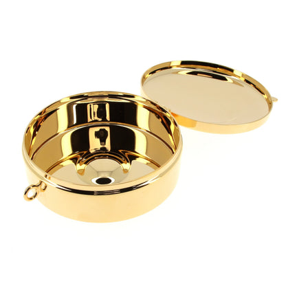 Teca classica con incisione IHS. Dimensioni 9x3,5 cm