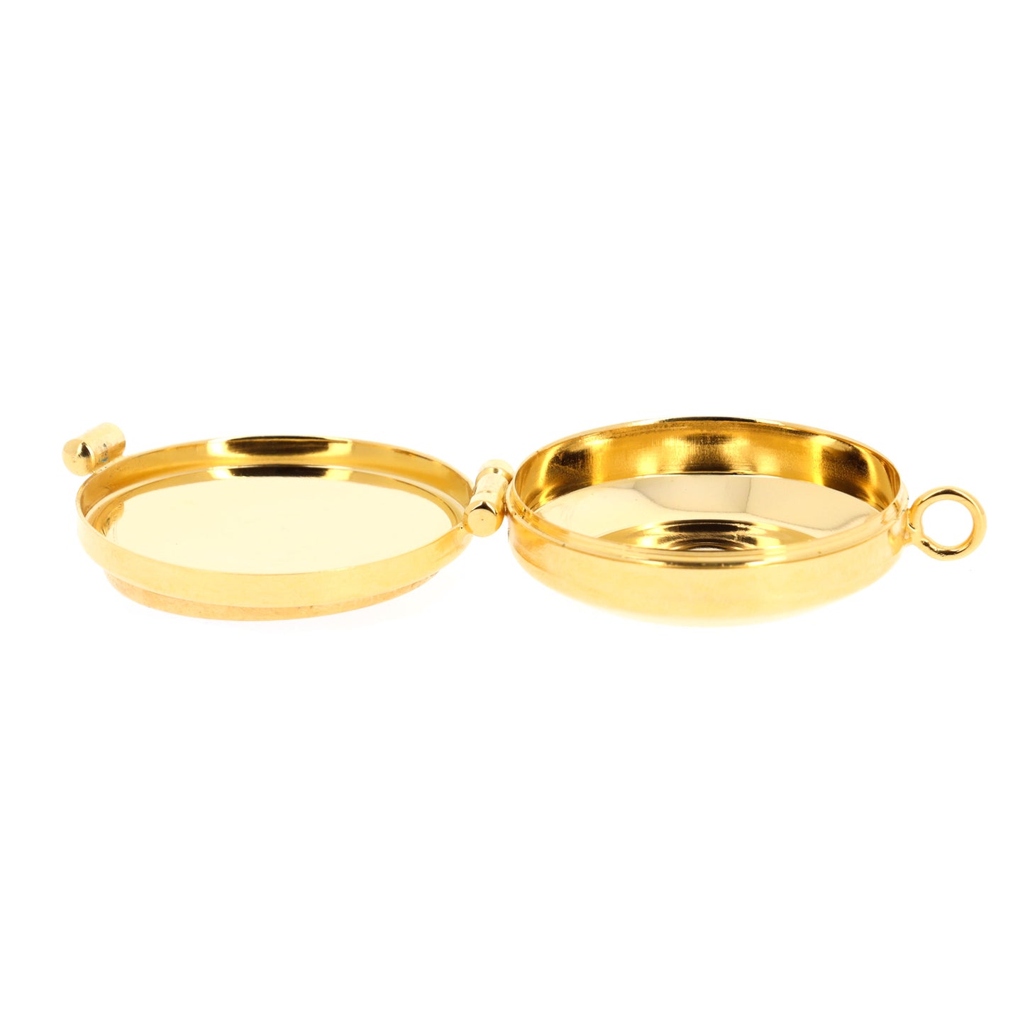 Teca con placca smaltata raffigurante Buon Pastore. Dimensioni 4x1,5 cm