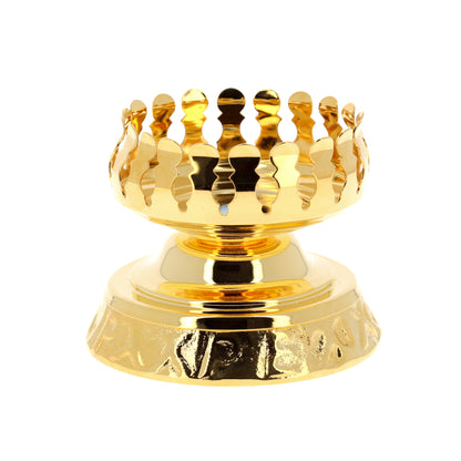 Portavetro per Santissimo base pesante in bronzo dorato. Dimensioni 9,5x7,5 cm