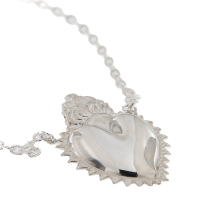 Collana girocollo con cuore Votivo in argento 925