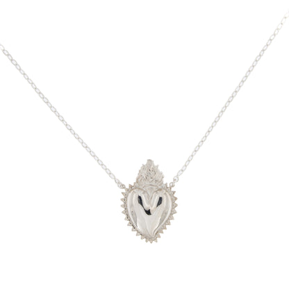 Collana girocollo con cuore Votivo in argento 925