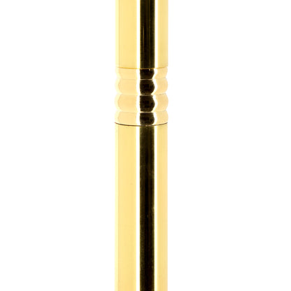 Porta turibolo in ottone dorato. Altezza 147 cm