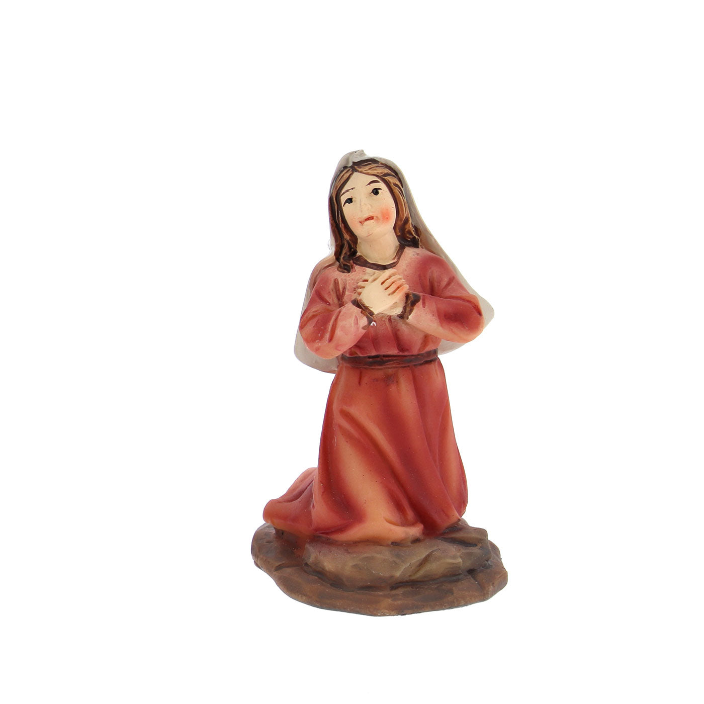 Set 4 soggetti in resina "Risurrezione di Gesù". Altezza 6,7 - 9,5 cm