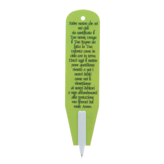 Penna Segnalibro con immagine Buon Pastore. Dimensioni 3x13 cm