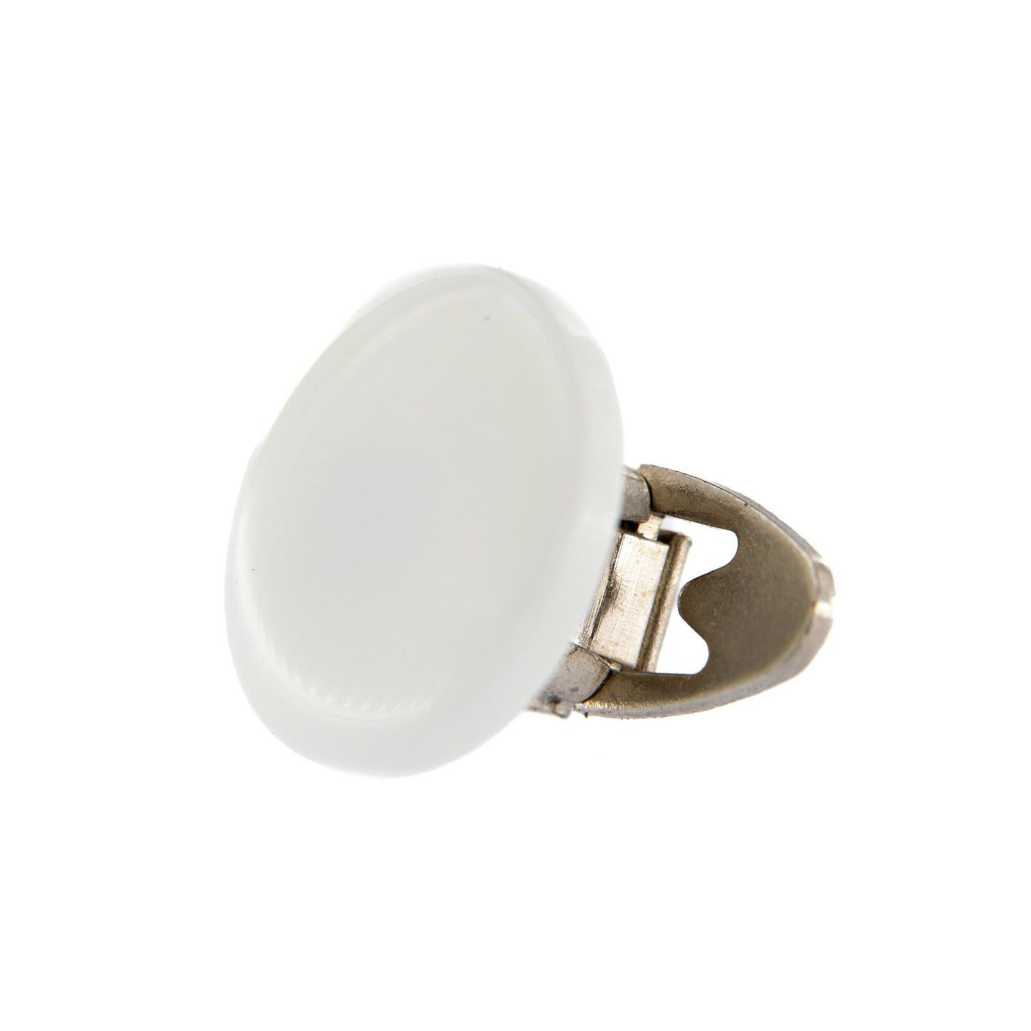 Bottone retro collo in resina. Diametro 1 cm