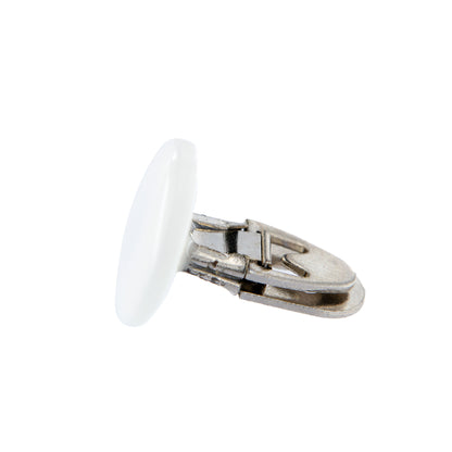 Bottone retro collo in resina. Diametro 1 cm