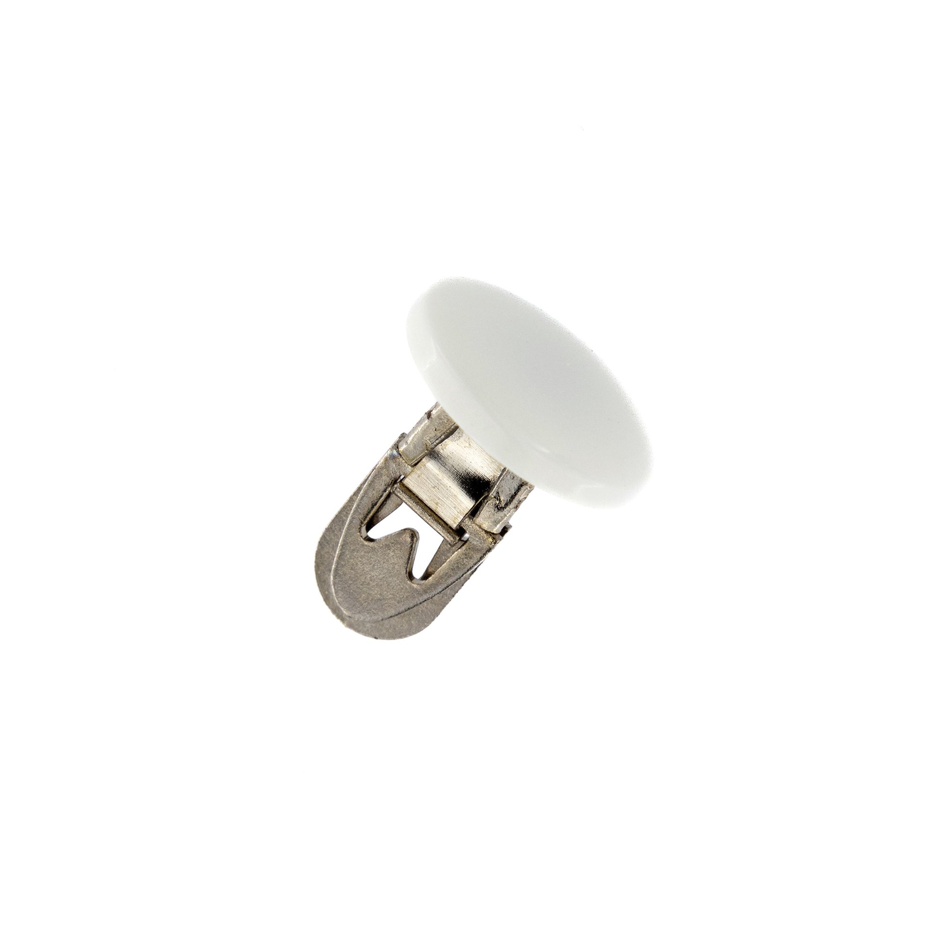 Bottone retro collo in resina. Diametro 1 cm