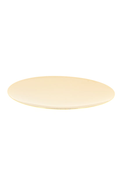 Patena in ottone dorato diametro 14 cm