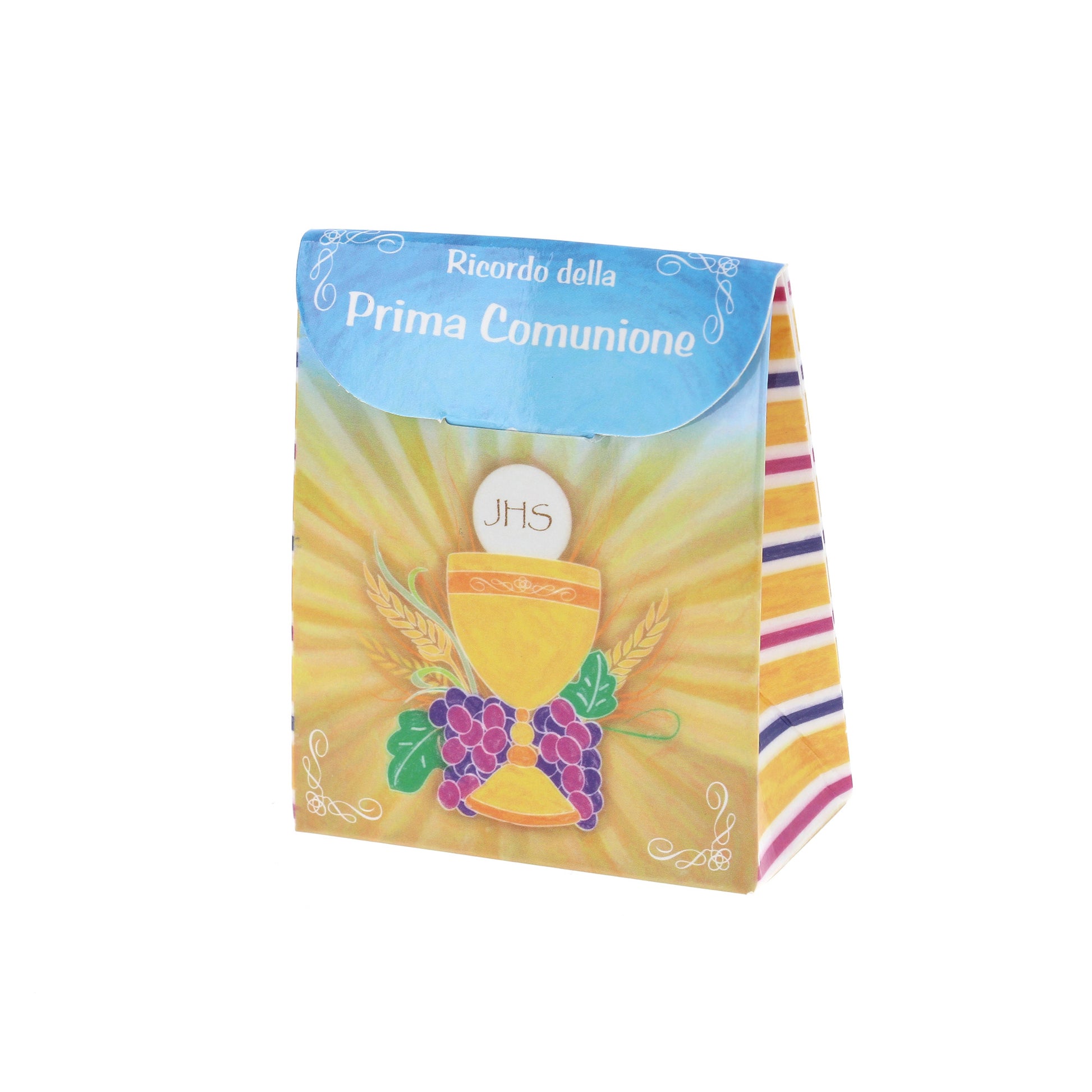 Confezione Prima Comunione quadro pergamena e piccola pergamena in carta da personalizzare. Dimensioni 8,5x7 cm