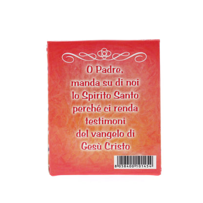Confezione Cresima quadro pergamena e pergamena in carta da personalizzare. Dimensioni 8,5x7 cm