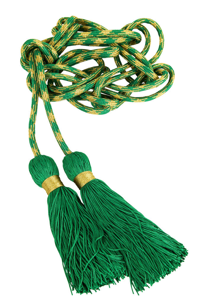 Cingolo bicolore oro per sacerdote in rayon