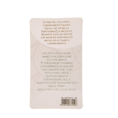 Ciondolo effetto ceramica con cartoncino. Per Confessione, Comunione, Cresima. Dimensioni 2x3,5 cm