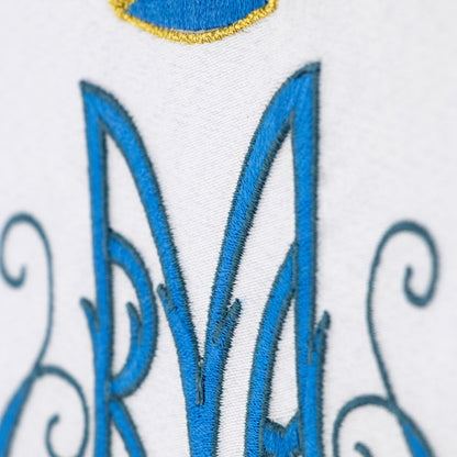 Palla copricalice con ricamo Mariano blu