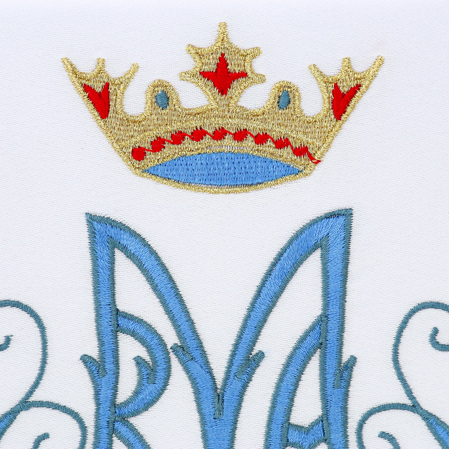 Palla copricalice con ricamo Mariano blu