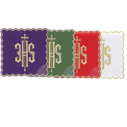 Palla copricalice con ricamo JHS oro