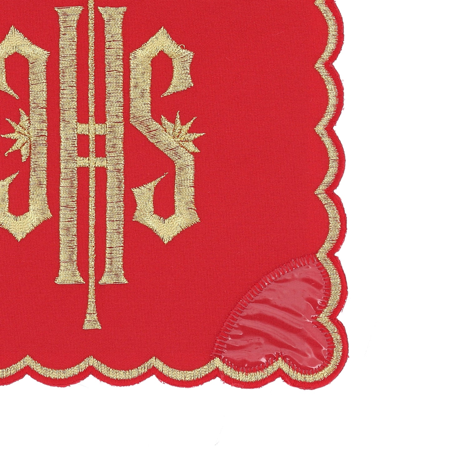 Palla copricalice con ricamo JHS oro