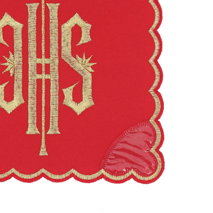 Palla copricalice con ricamo JHS oro