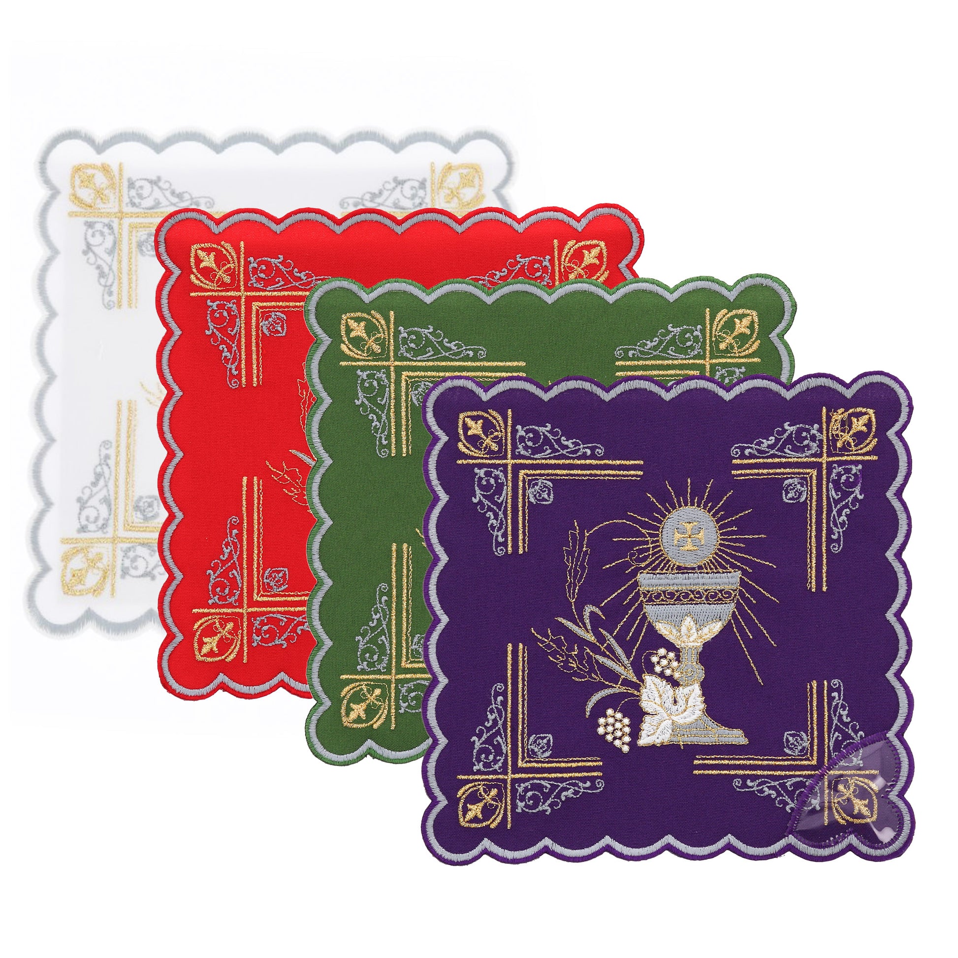 Palla copricalice con ricamo Calice