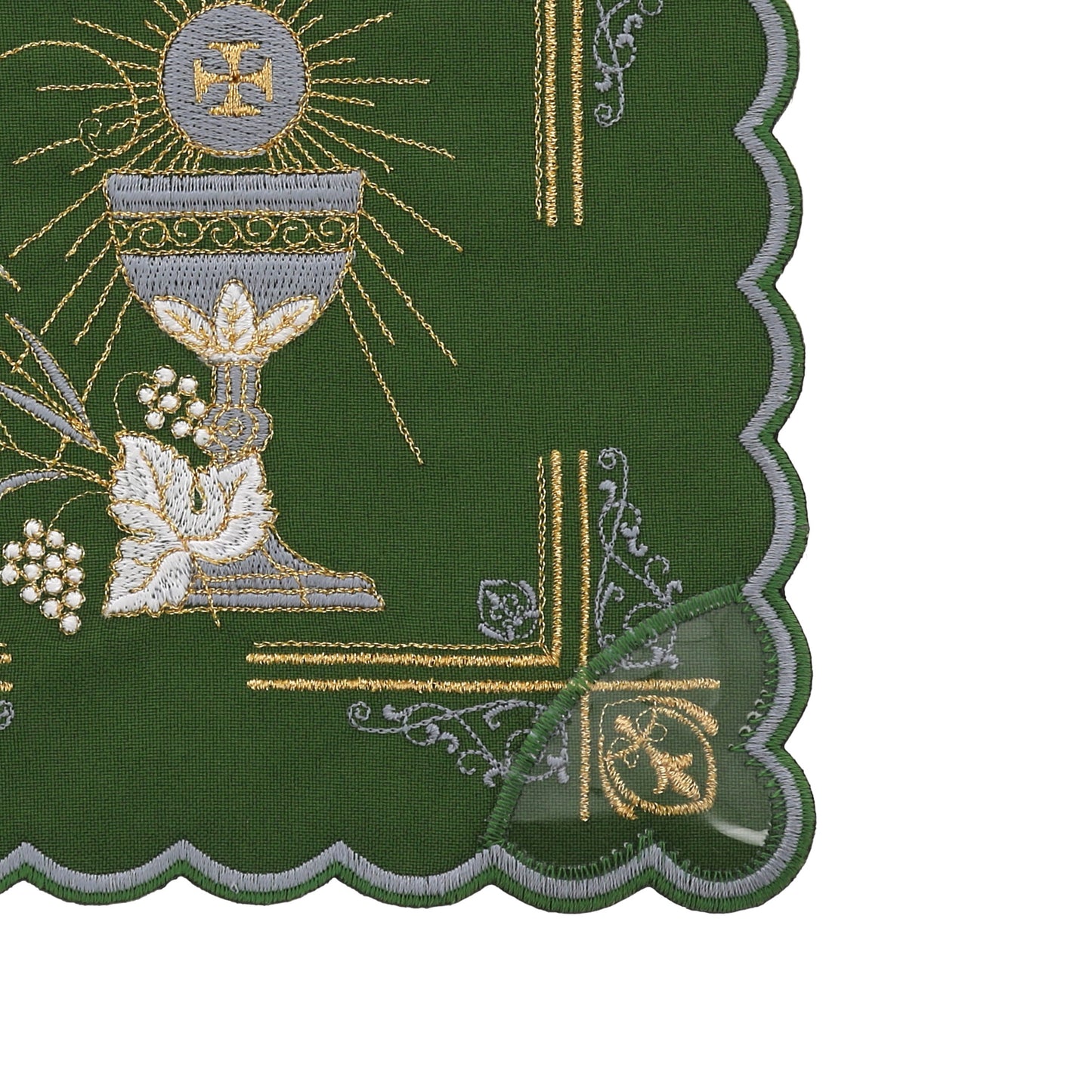 Palla copricalice con ricamo Calice