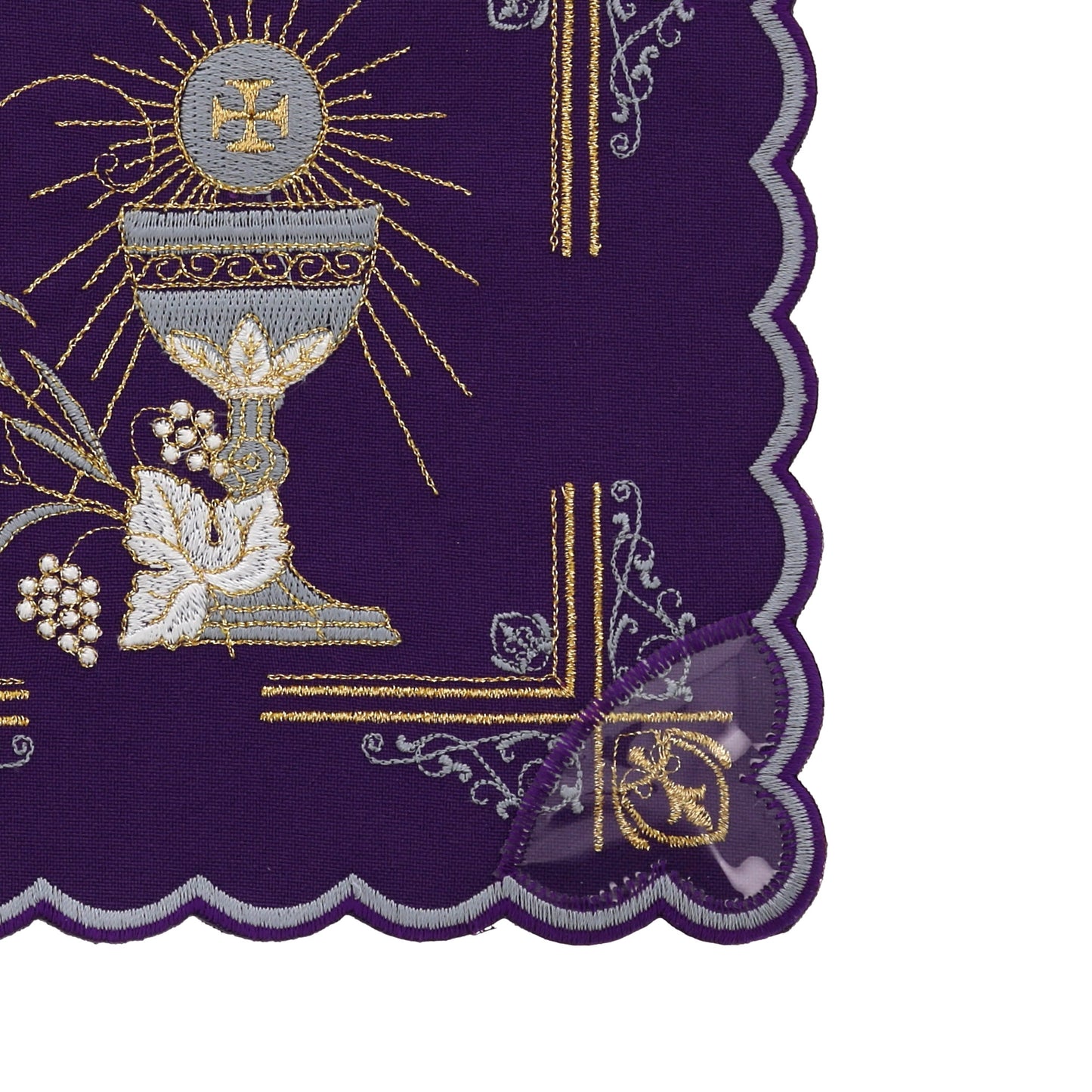 Palla copricalice con ricamo Calice