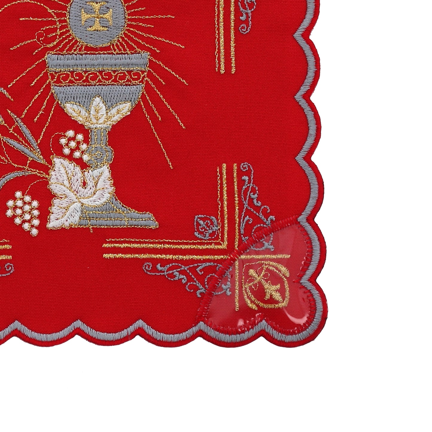 Palla copricalice con ricamo Calice