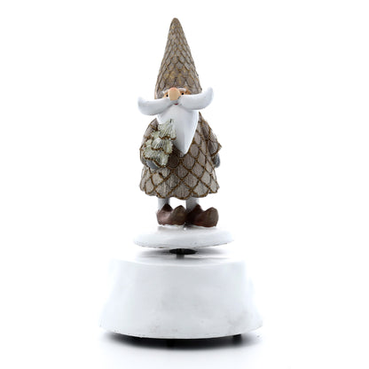 Carillon natalizio con Babbo Natale. Altezza 19,5 cm