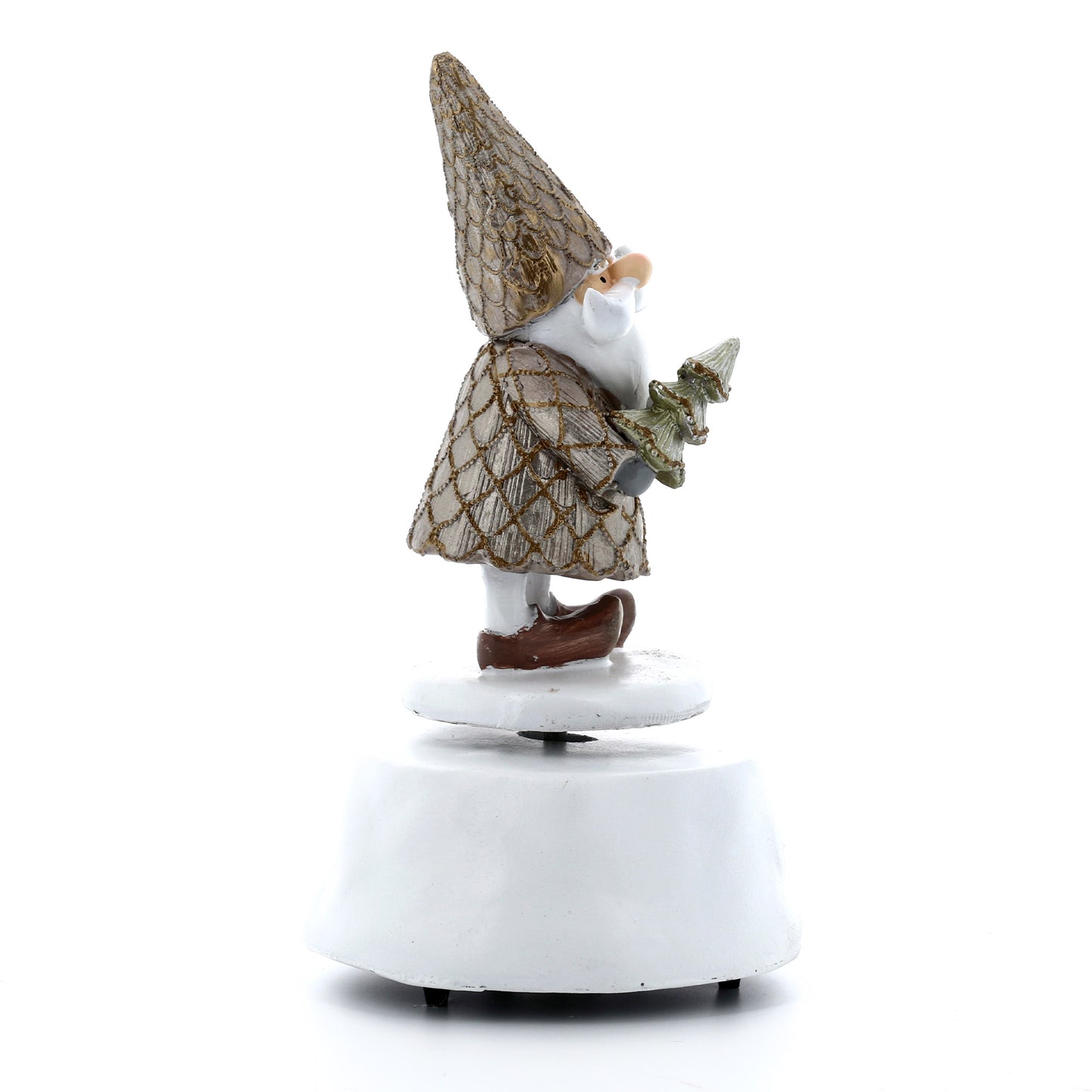 Carillon natalizio con Babbo Natale. Altezza 19,5 cm