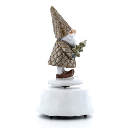 Carillon natalizio con Babbo Natale. Altezza 19,5 cm