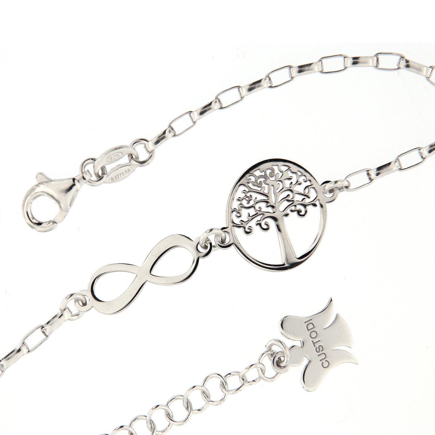 Bracciale Albero della vita e Infinito in argento 925