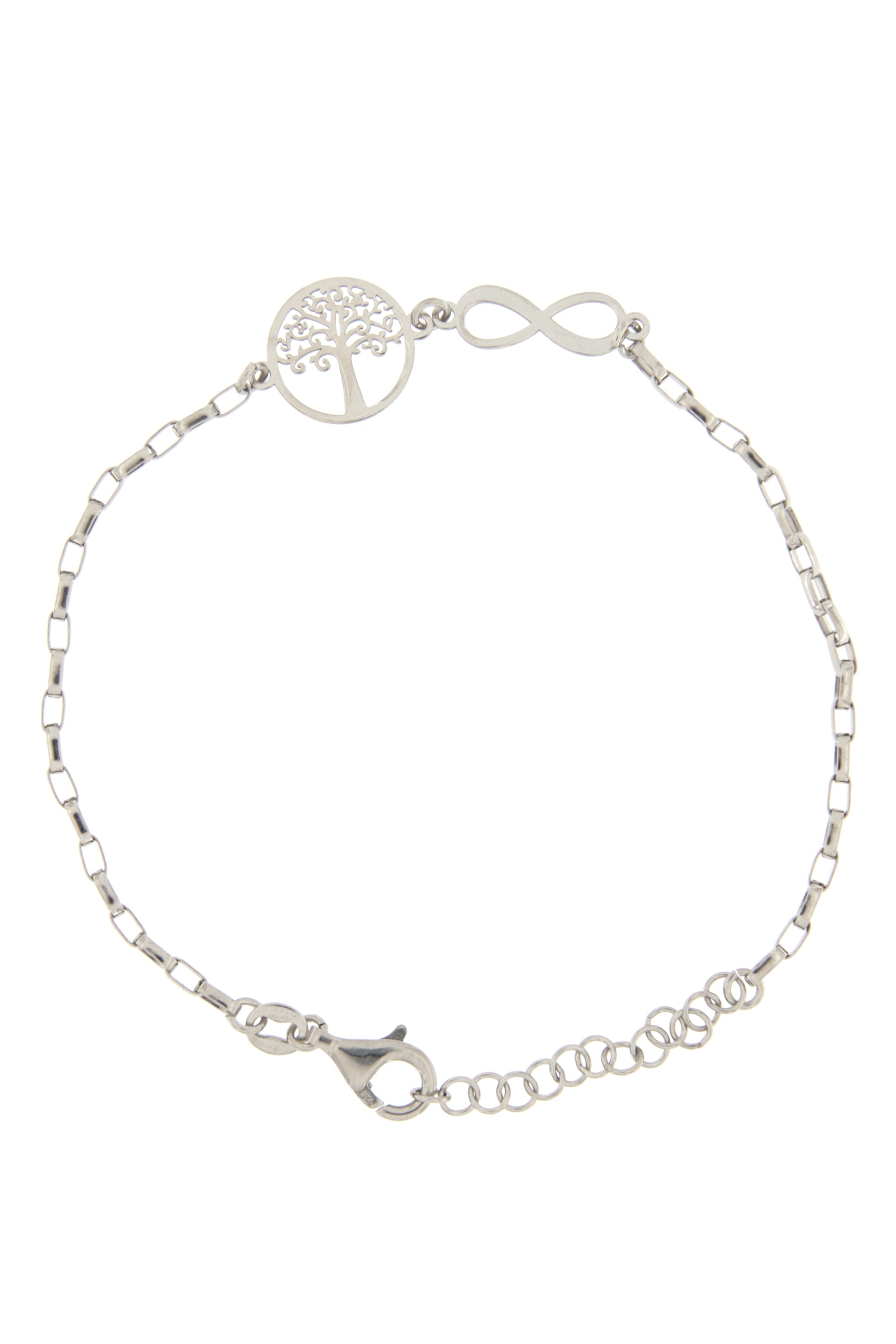 Bracciale Albero della vita e Infinito in argento 925