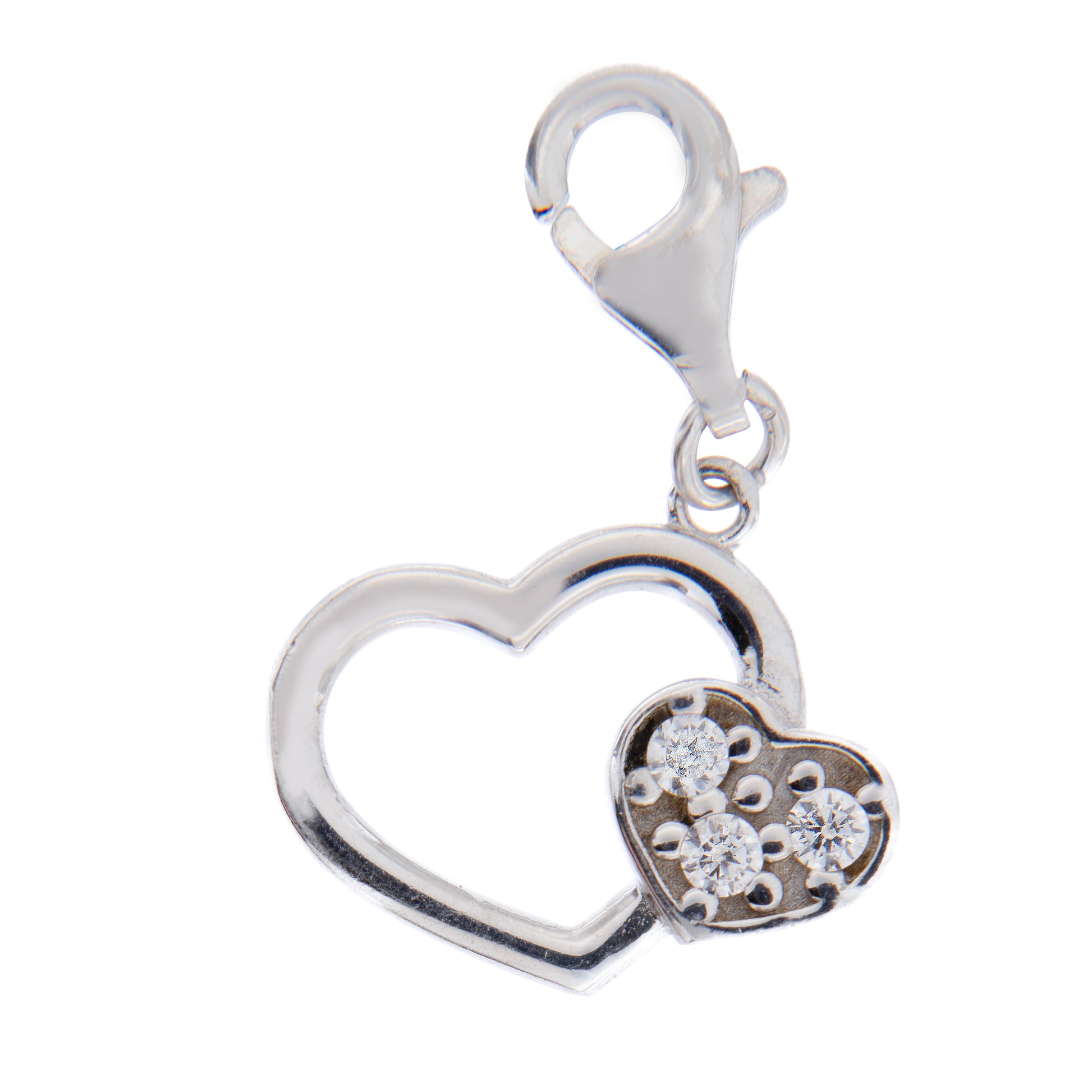 Ciondolo Cuore in argento 925. Dimensioni 1x1,5 cm
