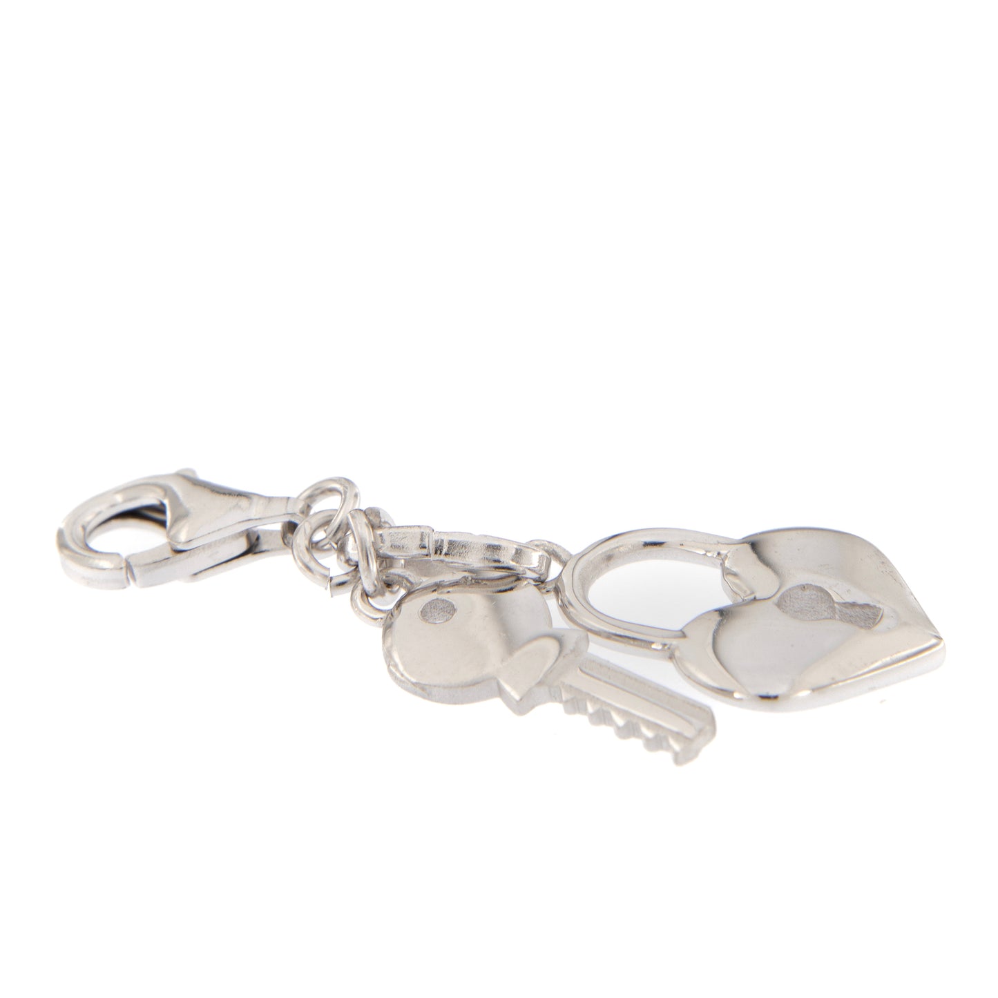 Ciondolo Chiave e lucchetto in argento 925