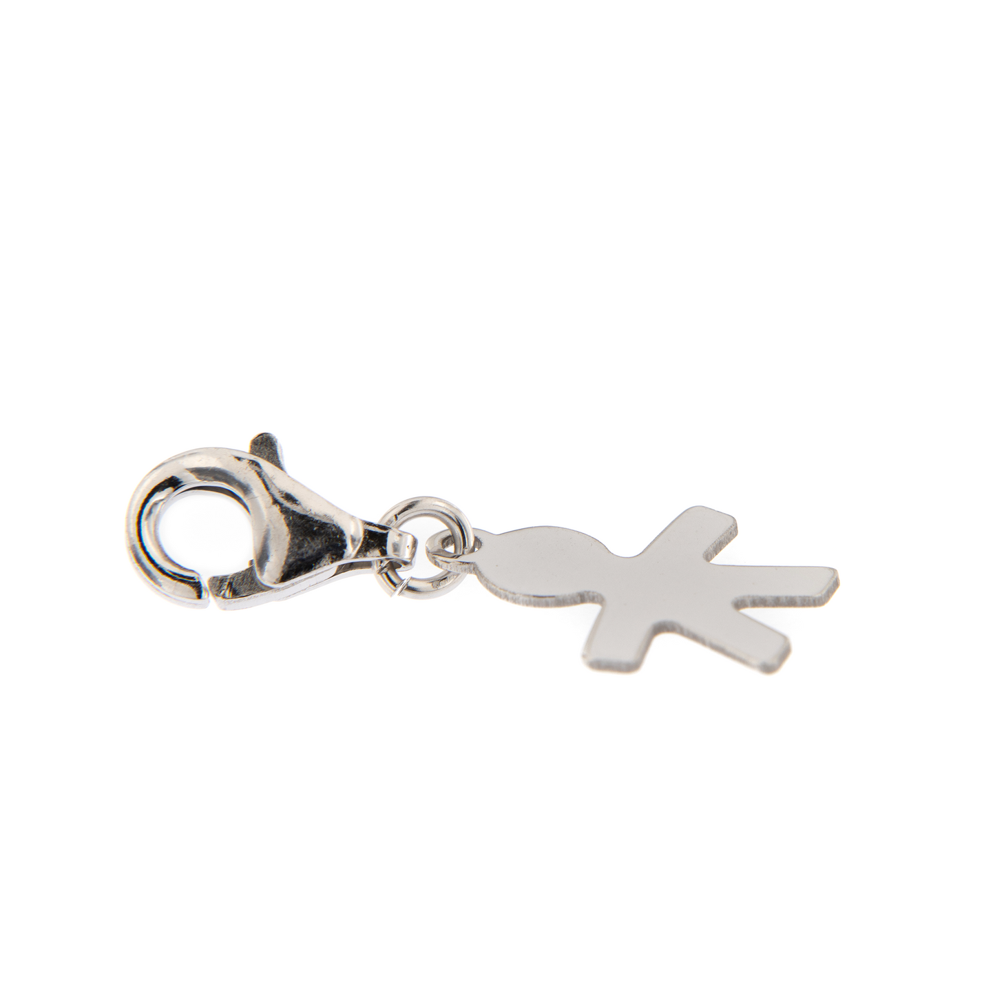 Ciondolo Bambino in argento 925. Dimensioni 1x0,6 cm