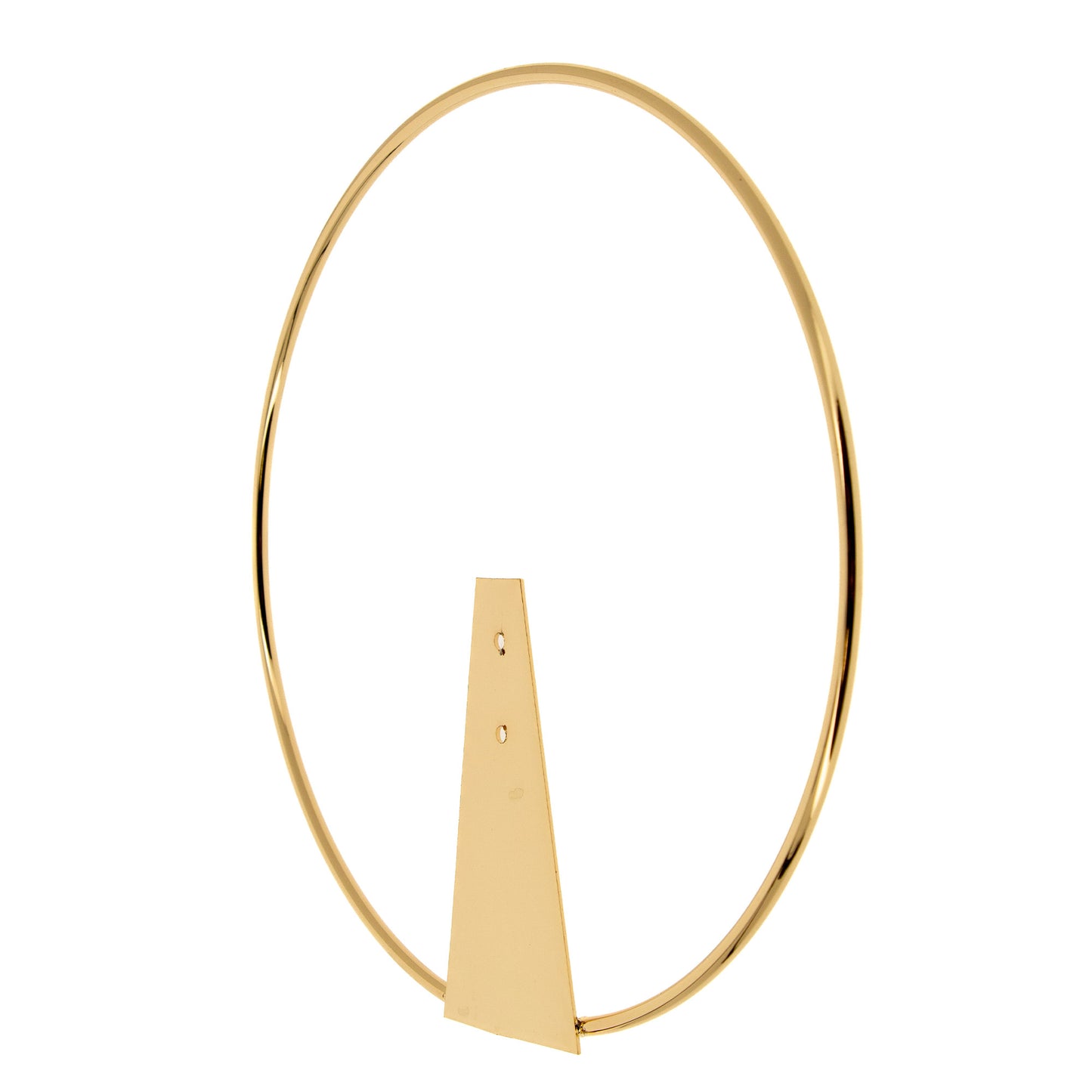 Aureola in filo di ottone. Diametro 24 cm