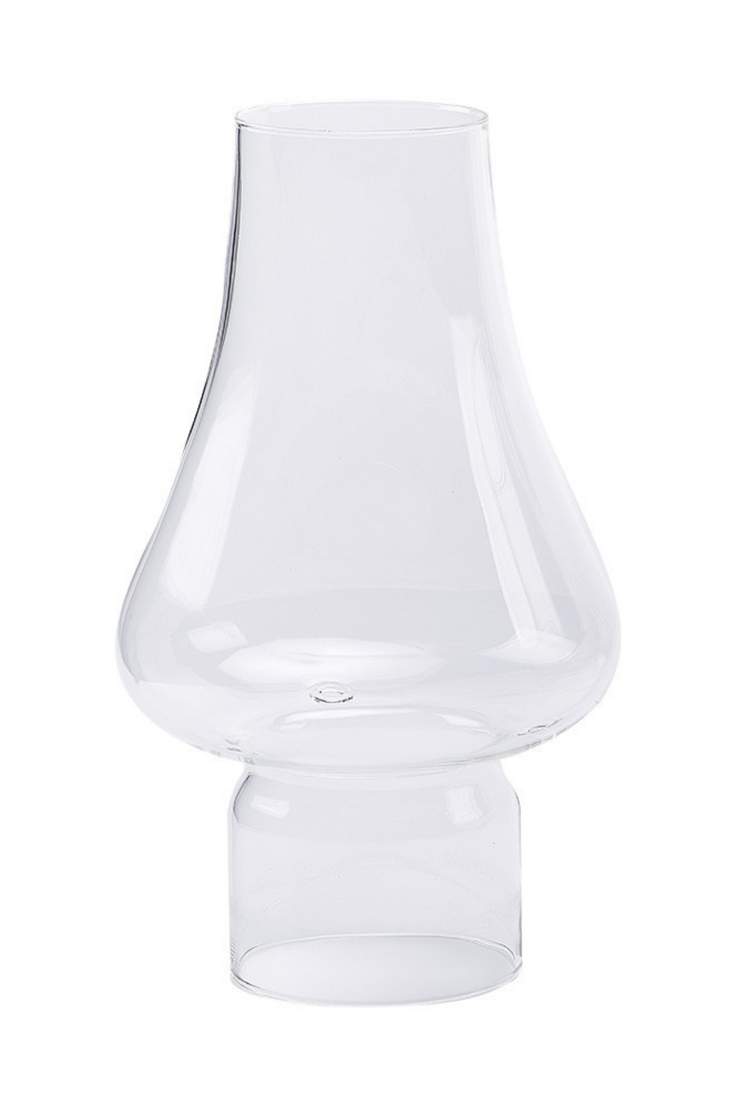 Vetro antivento per candele a cera liquida di diametro 3,2. Altezza 7 cm 
