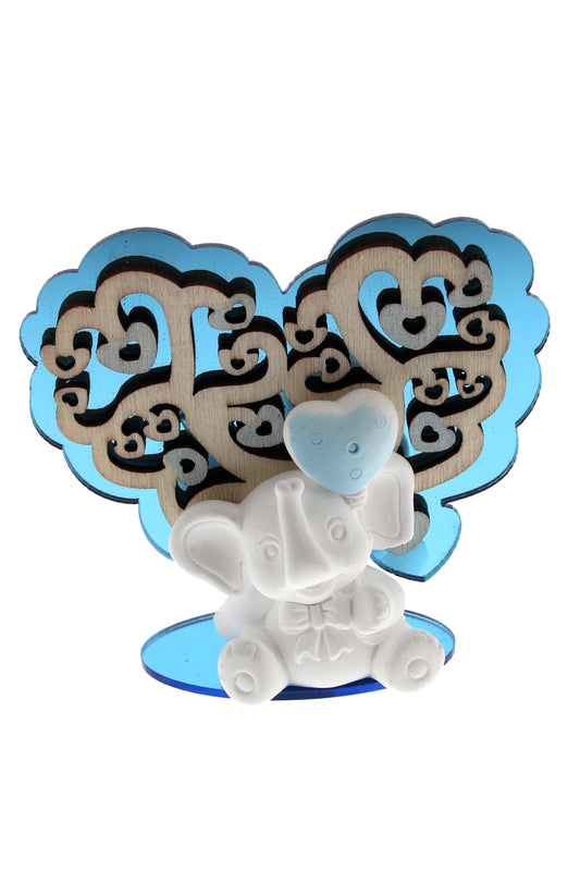 Ricordino Battesimo/Nascita - profumatore in plexiglass Albero della vita. Altezza 7 cm